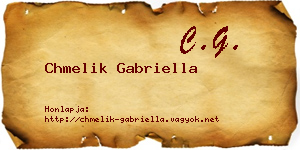 Chmelik Gabriella névjegykártya