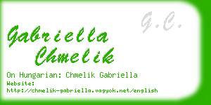 gabriella chmelik business card